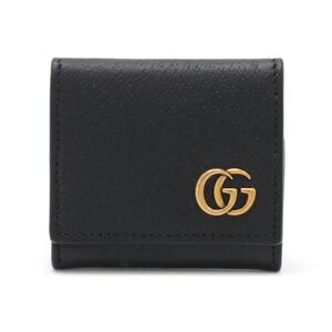 Gucci GG Marmont Leather Coin Case Black